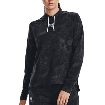 UA Rival Terry Printed Hoodie ''Black''