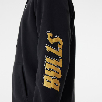 New Era NBA Chicago Bulls Team Script Full-Zip Hoodie ''Black''