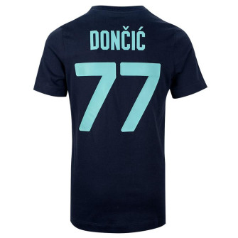 Air Jordan KZS Slovenia 2024 Graphic Luka Dončić Kids T-Shirt ''Obsidian''