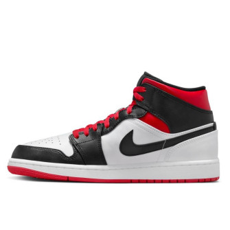 Air Jordan 1 Mid ''Gym Red Black Toe''