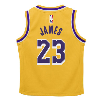 Nike NBA LA Lakers Lebron James Kids Jersey ''Yellow''