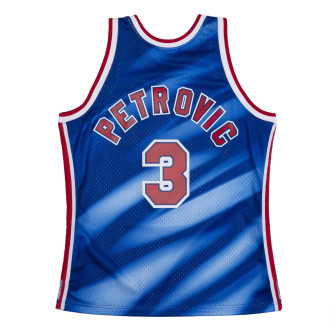 M&N NBA New Jersey Nets 1990-91 Swingman Jersey ''Dražen Petrović''