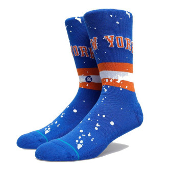 Stance NBA New York Knicks Overspray Socks ''Royal Blue''