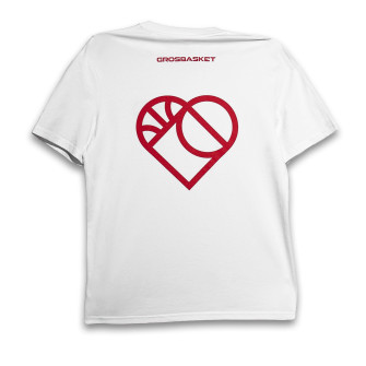 Grosbasket Love The Game T-Shirt ''White''