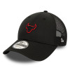 New Era Chicago Bulls Home Field 9FORTY Adjustable Trucker Cap "Black"