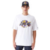 New Era NBA LA Lakers Large Infill Oversized T-Shirt ''White''