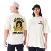 New Era NBA Los Angeles City Graphic Oversized T-Shirt ''Stone''