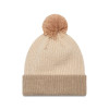 New Era Bobble Knit Womens Beanie ''Beige''