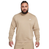 Nike Sportswear Club Fleece Crew-Neck Sweatshirt "Khaki"